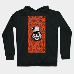 Orange Ghost Art Hoodie